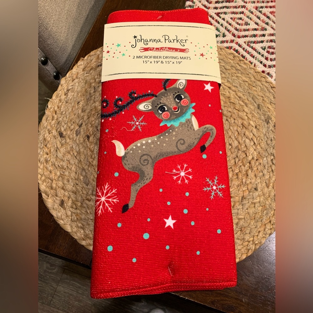 Johanna Parker Christmas Drying Mats Set